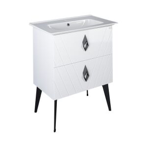 TMP KEOPS álló fürdőszobabútor - CeraStyle BLUE 70 - 42200 mosdóval - 70 x 47 cm