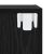 TV szekrény 4 pcs Fekete 37 x 37 x 142.5 cm Faanyag 140403416