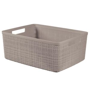 Curver Jute M 12 l taupe tárolódoboz 140404107 - Tárolódoboz & kosár