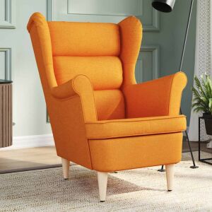 sötétsárga szövetfotel 74 x 84 x 100 cm