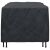 Kültéri bútorhuzat Fekete 150 x 90 x 75 cm 420D 140418408