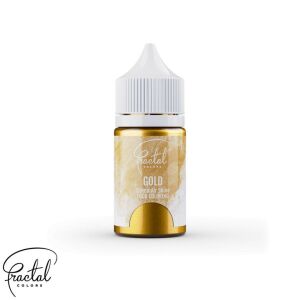 Fractal ShimmAir Selyemfényű Folyékony Ételfesték, Gold, 33g 140418698 - Fractal Colors