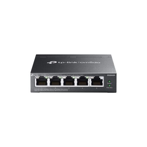 TP-Link ES205GP Omada Fémházas Managed 5-port Gigabit PoE+ Switch 140419078
