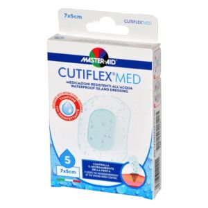 Master-Aid Cutiflex Med Áttetsző és vízálló sebtapasz 7 x 5 cm (5 db) 140420699 - Otthoni betegápolás