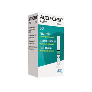 Accu Chek Active Tesztcsík (50 db) 140420769 - Vércukorszint mérő
