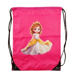 Zsinóros tornazsák Kislány hercegnős mintával 140422409 - Tornazsák