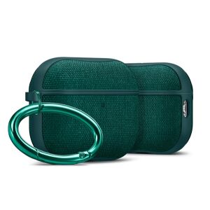 SPIGEN URBAN FIT szilikon tok (karabíner, textil bevonat) SÖTÉTZÖLD Apple AirPods Pro 3 140422719 - Spigen