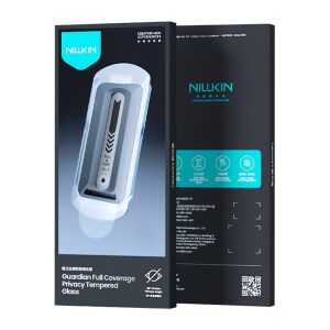 NILLKIN GUARDIAN képernyővédő üveg (2.5D, full glue, betekintés ellen, 0.33mm, 9H + segédkeret) FEKETE Apple iPhone 17 Pro Max 140422737 - Nillkin