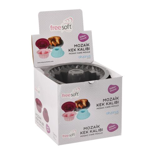 Szilikon babka forma, 23 cm átmérő x 9,5 cm, 8 darabos csomag