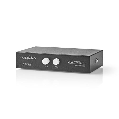 Nedis VGA kapcsoló 2 port | Maximális felbontás: 2560x1600 | 500 MHz CSWI5902BK 140424829