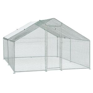 Kültéri tyúkól csirkeól ajtóval és tetőponyvával 3x4x2 m 51423 140424851 - Baromfiól