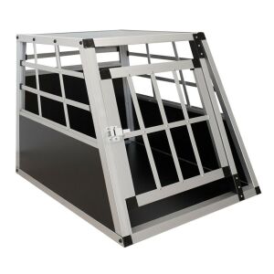 Alumínium kutyaszállító box ketrec méret M 26961 140425622 - Hordozó, autós box kisállatoknak