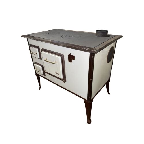 Salgó sparhelt felújítva, hagyományos, régi típusú konyhai tűzhely jobbos