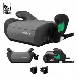 Gyerekülés, ISOFIX, 125-150 cm I-Size, szürke