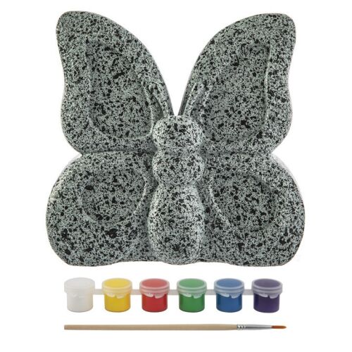 Moxy Kavics figura kifestő készlet festékkel és ecsettel, Pillangó Grafix 140427243