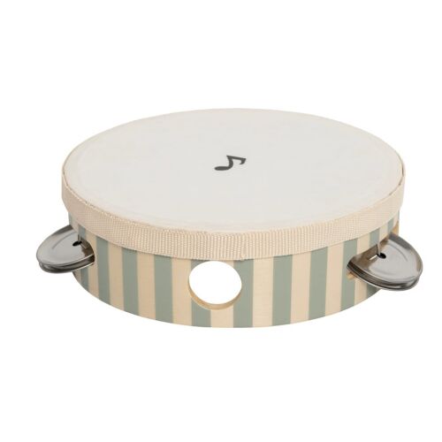 Pasztell zöld csörgődob gyerekhangszer Jabadabado 140427232