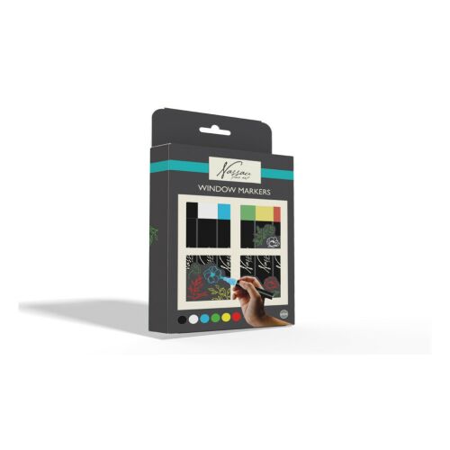 Nassau Ablak festő filctoll készlet 6 db-os CraftArt 140427418