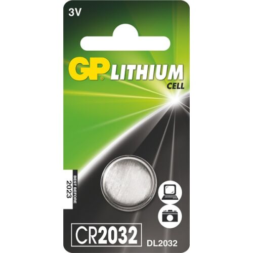 GP CR2032 lítium gombelem 1db/bliszter 140429400