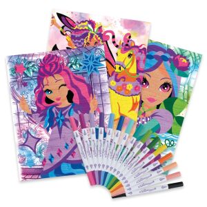 Malbuch nach Zahlen, Nebulous Stars, Mystery-Modell