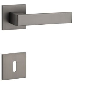 STILE HIRA Négyzetrozettás Q SLIM 7MM MSB - Titánium színű BB 140431382 - Ajtógomb & Kilincs