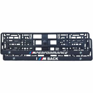 2 darabos személyre szabott rendszámtábla tartó BMW MPerformance 140433162 - Rendszámtábla tartó