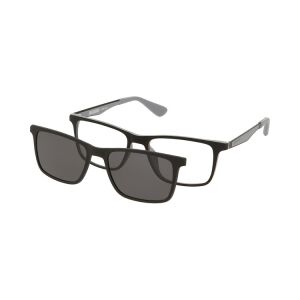 Rame ochelari de vedere cu ClipON polarizat pentru Baieti Solano CL 90199E, Plastic, Negru, 50 mm 140433237 - Rame de ochelari pentru copii