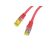 Patchcord kat.6a S/FTP CU 1.5m czerwony fluke 140433511