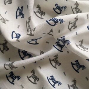 Textilpelenka - kék hintalovacska 140443262 - Textil pelenka