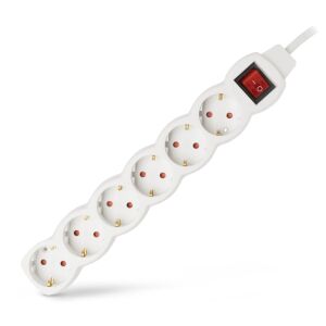 Entac S1 Elosztó 6 Foglalat Kapcsolóval 1,5m (ESEG6-1.5-SW) 140443947 - Hosszabbító