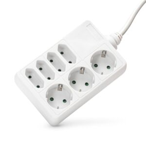 Entac M1 Elosztó 7 Foglalat 3x16A 4x2.5A 1,5m 3G1.5 (ESE1.5G3X4-1.5) 140444266 - Elosztó