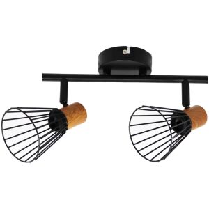 Avide Mennyezeti Lámpa Luna 2xE14 Foglalattal Fekete (ABCL-LU2B) 140444285 - Mennyezeti lámpa