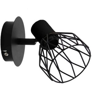Avide Fali Lámpa Ivy 1xE14 Foglalattal Fekete (ABWL-IV1B) 140444293 - Fali lámpa