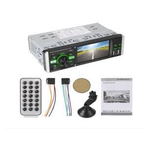 MP5 Autórádió Távirányítóval, Kábelezéssel és Telefontartóval - Autóelektronika