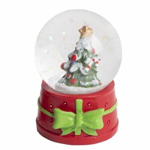 Karácsonyfás hógömb- 6,5x4,5 cm 140447351 - Hógömb