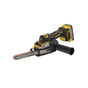 DEWALT Akkus szalagcsiszoló 18 V (2 x 1,7 Ah PowerStack akku + töltő + TSTAK) 147095622 - Dewalt