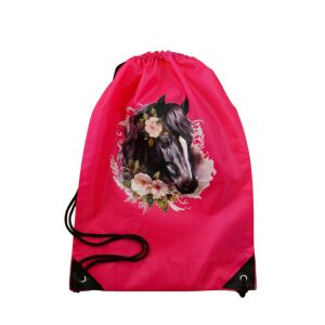 Zsinóros tornazsák Kislány lovas mintával 140448680 - Tornazsák