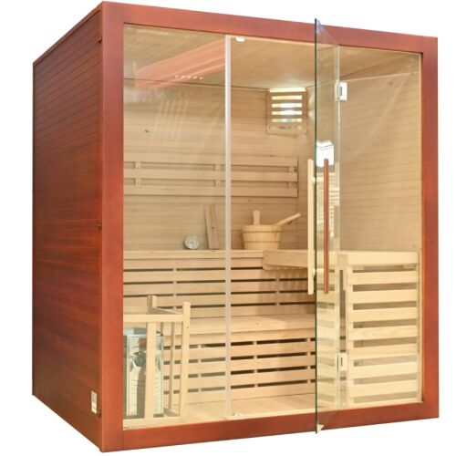 Finn szauna Sundum Basic 4 személyes barna 140449241