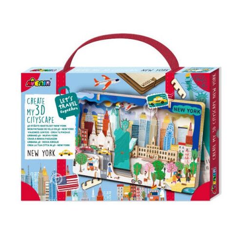 Városkép 3D puzzle, New York Avenir 140449466