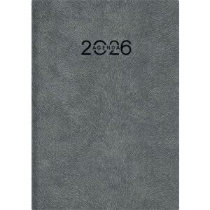 Naptár, tervező, A5, heti, DAYLINER "Animal", Wolf-szürke 140450267 - Irodai kiegészítő