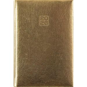 Naptár, tervező, B6, heti, DAYLINER, "Mirror", arany 140450342 - Irodai kiegészítő