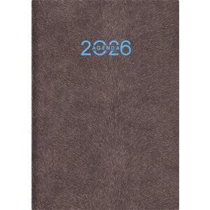 Naptár, tervező, A5, heti, DAYLINER "Animal", Grizzly-szürkésbarna 140450352 - Irodai kiegészítő