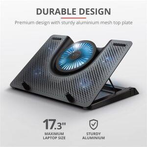 Trust GXT 1125 Quno Notebook Cooling Stand gamer hűtőpad 140450800 - Trust