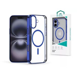 Devia ST116269 Glimmer Magnetic Series Apple iPhone 16 kék tok 140450929 - Devia