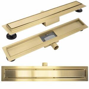 Odtokový žľab Rea Neox brush gold 80 140454419 - Oprava vody, plynu, kúrenia