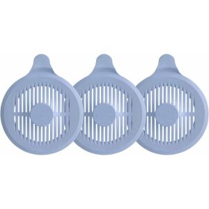 MR.SIGA Abflussfilter 3er Set, Silikon, hellblau, 12,9 cm 140454777 - Abflussfilter