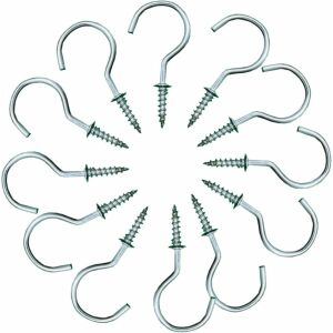 Set de 30 carlige filetate Cerioll, metal, argintiu, 32,1 mm 140454778 - Cârlige