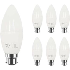 Комплект от 6 WTL крушки, LED, стъклени, бели, 6w 140454805 - Лампи и осветление