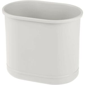 Kosz na śmieci mDesign, metalowy, jasnoszary, 30,5 x 26 cm 140454817 - Projektowanie wnętrz