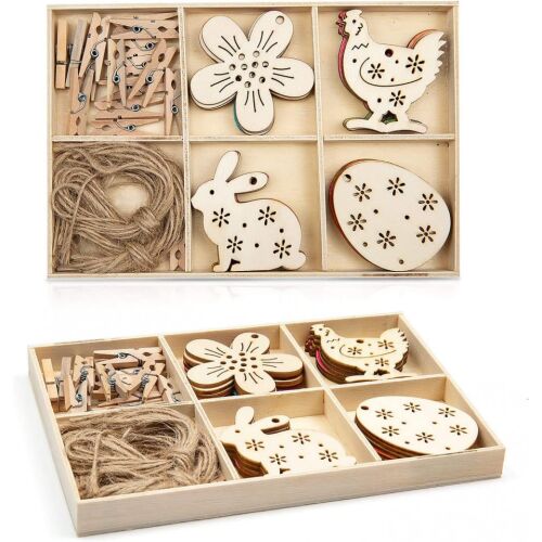 Zestaw 20 foremek do makaronu Wodasi, drewno, naturalne 140454832