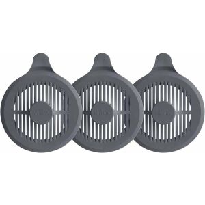 MR.SIGA Abflussfilter 3er Set, Silikon, grau, 12,9 cm 140454887 - Abflussfilter